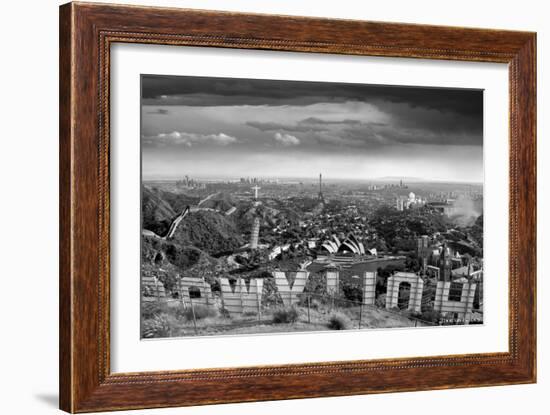 One Too Many Drinks BW-Thomas Barbey-Framed Giclee Print