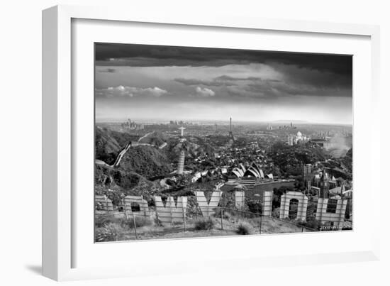 One Too Many Drinks BW-Thomas Barbey-Framed Giclee Print