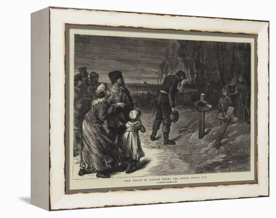 One Touch of Nature Makes the Whole World Kin-Sir Samuel Luke Fildes-Framed Premier Image Canvas