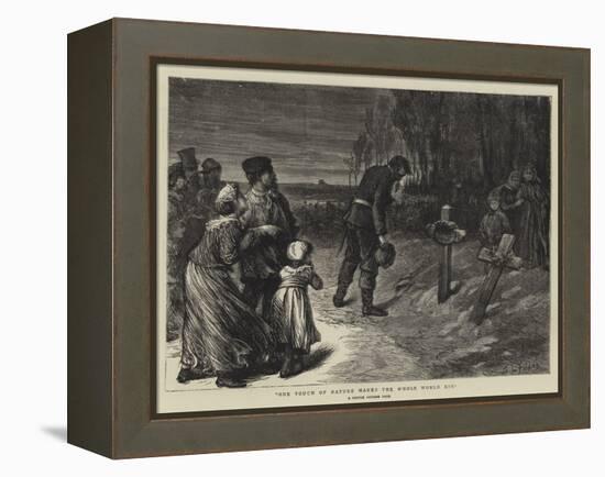 One Touch of Nature Makes the Whole World Kin-Sir Samuel Luke Fildes-Framed Premier Image Canvas