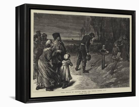 One Touch of Nature Makes the Whole World Kin-Sir Samuel Luke Fildes-Framed Premier Image Canvas