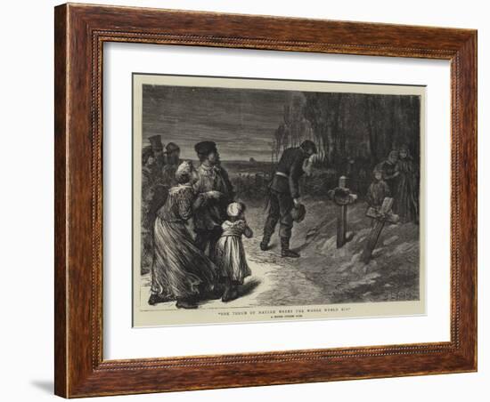 One Touch of Nature Makes the Whole World Kin-Sir Samuel Luke Fildes-Framed Giclee Print