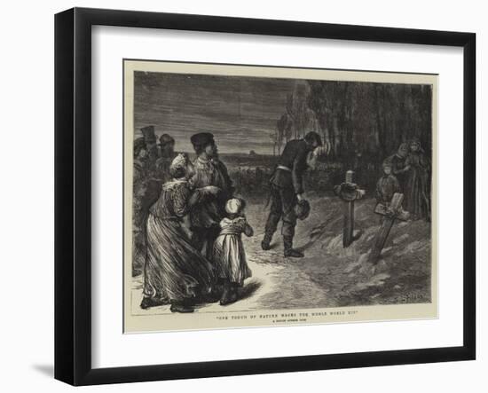 One Touch of Nature Makes the Whole World Kin-Sir Samuel Luke Fildes-Framed Giclee Print