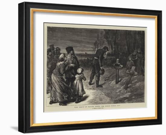 One Touch of Nature Makes the Whole World Kin-Sir Samuel Luke Fildes-Framed Giclee Print