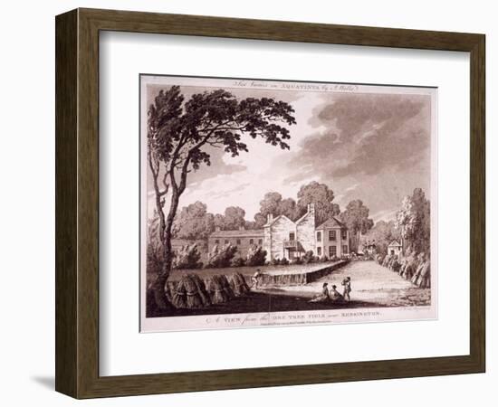 One Tree Field, Kensington, London, 1790-J Wells-Framed Giclee Print