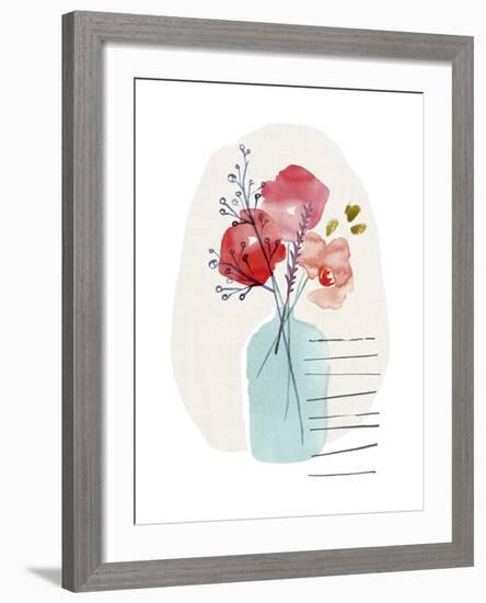 One Vase-Kelly Ventura-Framed Art Print