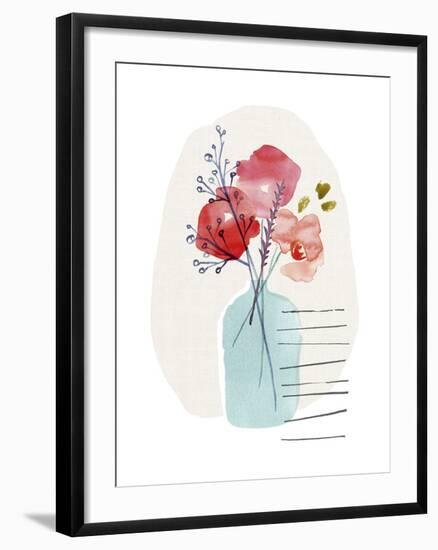 One Vase-Kelly Ventura-Framed Art Print