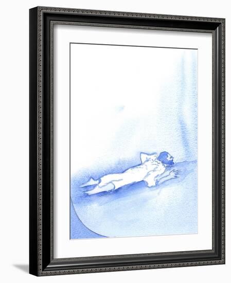 One Who Chooses to Ignore Christ is Turning His Back on the Bleeding Figure Who Suffered Death for-Elizabeth Wang-Framed Giclee Print