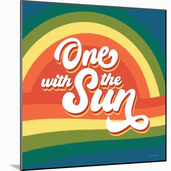 One with the Sun-Lady Louise Designs-Mounted Art Print