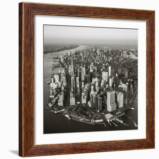 One World Trade Center and Lower Manhattan, New York City, New York, USA-Jon Arnold-Framed Photographic Print