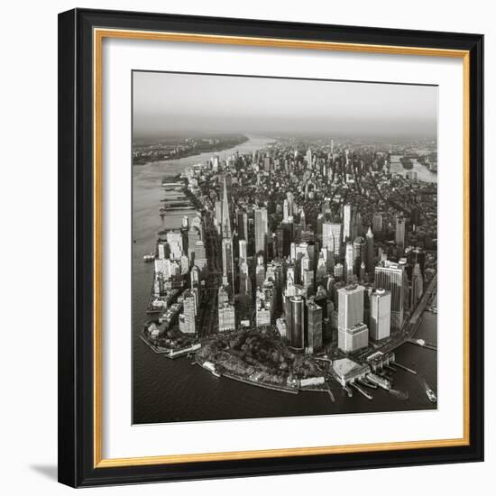 One World Trade Center and Lower Manhattan, New York City, New York, USA-Jon Arnold-Framed Photographic Print