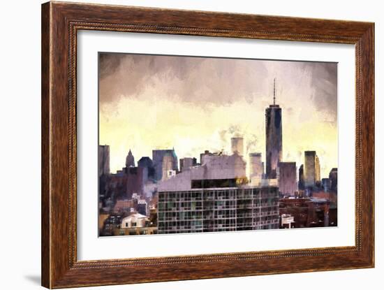 One World Trade Center Cityscape-Philippe Hugonnard-Framed Giclee Print