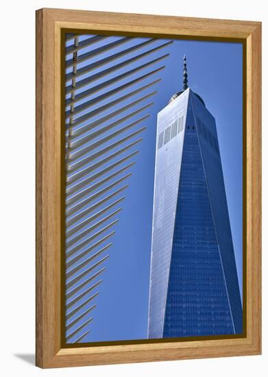 One World Trade Center in New York City, New York, USA-Simon Montgomery-Framed Premier Image Canvas