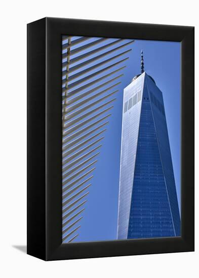 One World Trade Center in New York City, New York, USA-Simon Montgomery-Framed Premier Image Canvas