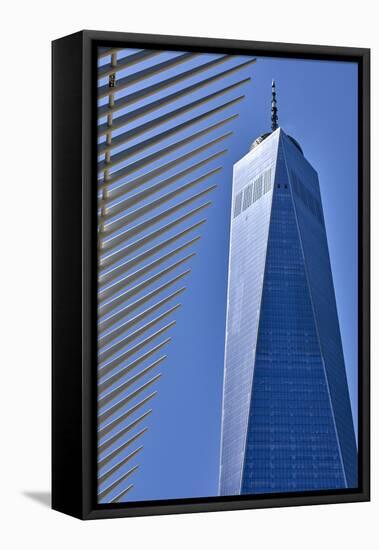 One World Trade Center in New York City, New York, USA-Simon Montgomery-Framed Premier Image Canvas