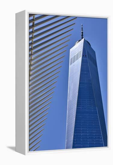 One World Trade Center in New York City, New York, USA-Simon Montgomery-Framed Premier Image Canvas