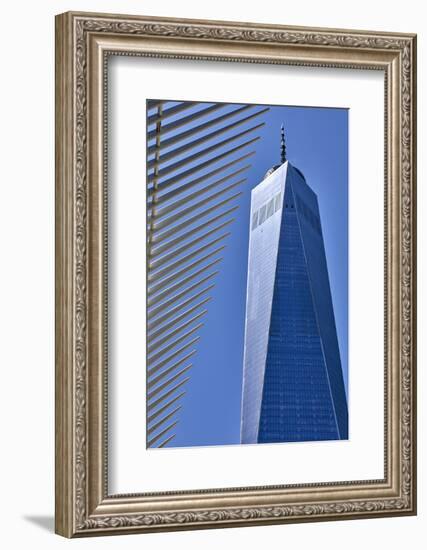 One World Trade Center in New York City, New York, USA-Simon Montgomery-Framed Photographic Print