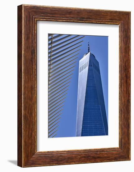 One World Trade Center in New York City, New York, USA-Simon Montgomery-Framed Photographic Print