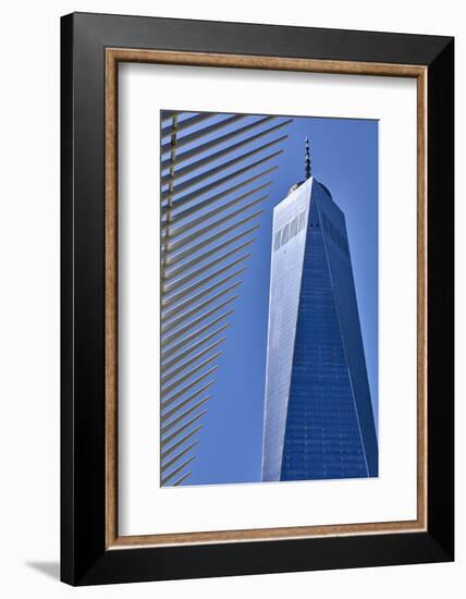 One World Trade Center in New York City, New York, USA-Simon Montgomery-Framed Photographic Print