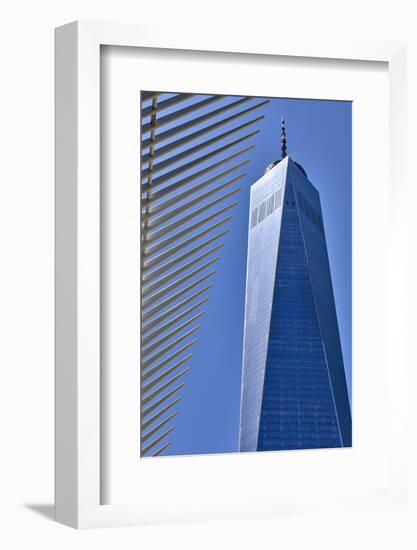 One World Trade Center in New York City, New York, USA-Simon Montgomery-Framed Photographic Print