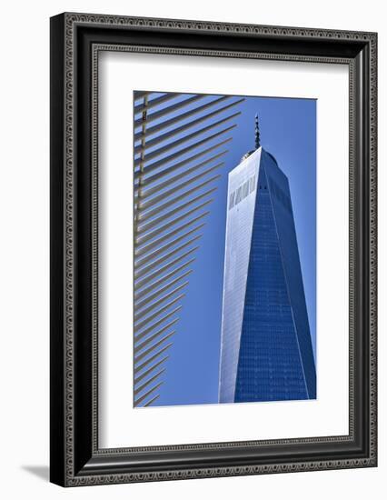 One World Trade Center in New York City, New York, USA-Simon Montgomery-Framed Photographic Print