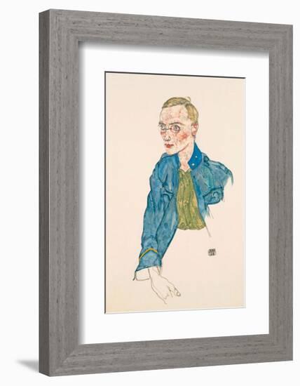 One-Year Volunteer Lance-Corporal, 1916-Egon Schiele-Framed Giclee Print