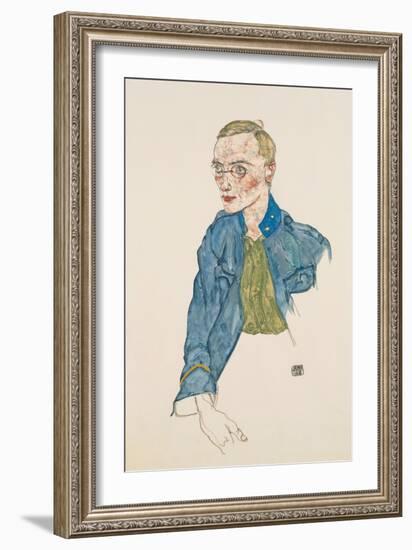 One-Year Volunteer Lance-Corporal, 1916-Egon Schiele-Framed Giclee Print