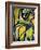 One Yellow Cat-Gabriela Avila-Framed Art Print