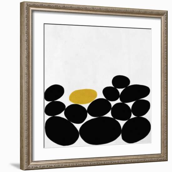 One Yellow Stone-Yuko Lau-Framed Giclee Print