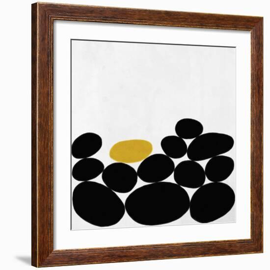 One Yellow Stone-Yuko Lau-Framed Giclee Print