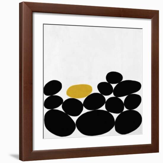 One Yellow Stone-Yuko Lau-Framed Giclee Print