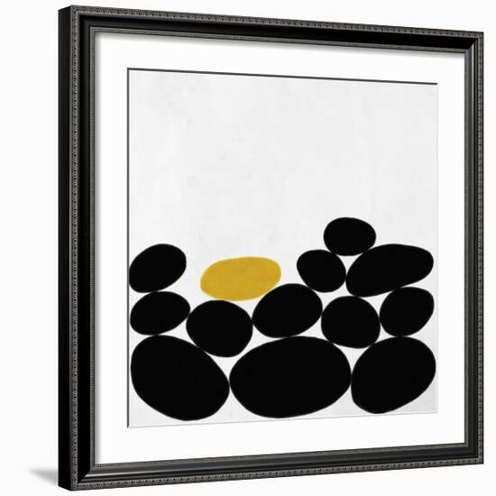 One Yellow Stone-Yuko Lau-Framed Giclee Print