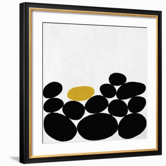 One Yellow Stone-Yuko Lau-Framed Giclee Print