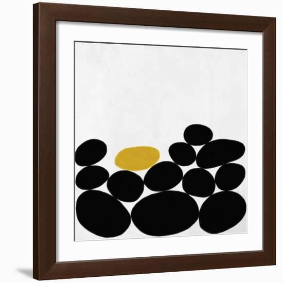 One Yellow Stone-Yuko Lau-Framed Giclee Print