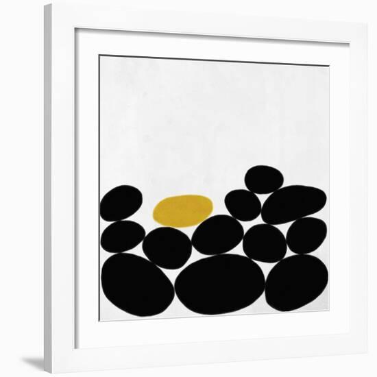 One Yellow Stone-Yuko Lau-Framed Giclee Print