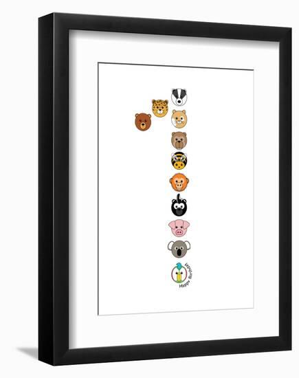 One-null-Framed Giclee Print