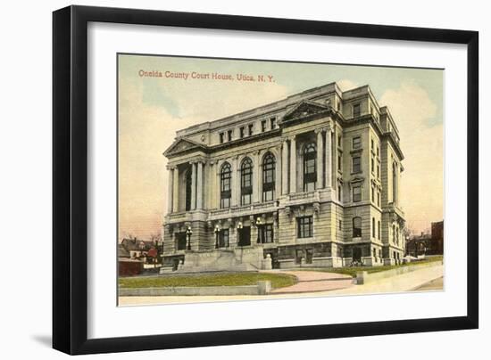 Oneida County Courthouse, Utica, New York-null-Framed Art Print