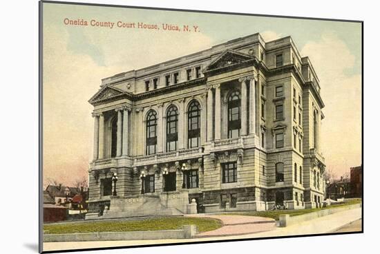 Oneida County Courthouse, Utica, New York-null-Mounted Art Print