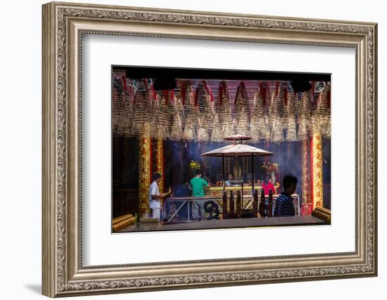 Ong Bon Pagoda in Cholon (Chinatown), Ho Chi Minh City (Saigon), Vietnam, Indochina-Yadid Levy-Framed Photographic Print