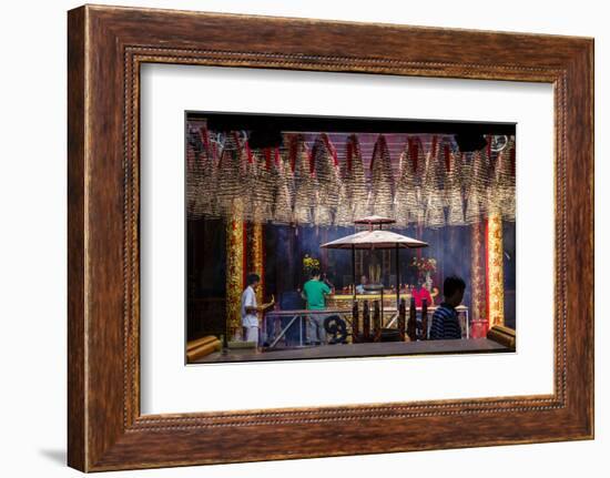 Ong Bon Pagoda in Cholon (Chinatown), Ho Chi Minh City (Saigon), Vietnam, Indochina-Yadid Levy-Framed Photographic Print