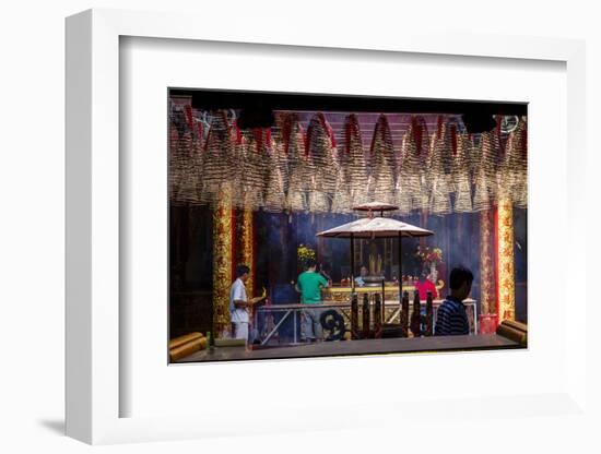 Ong Bon Pagoda in Cholon (Chinatown), Ho Chi Minh City (Saigon), Vietnam, Indochina-Yadid Levy-Framed Photographic Print