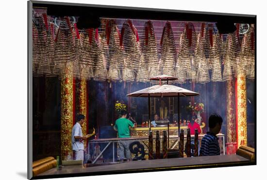 Ong Bon Pagoda in Cholon (Chinatown), Ho Chi Minh City (Saigon), Vietnam, Indochina-Yadid Levy-Mounted Photographic Print