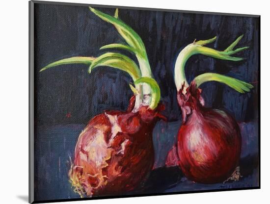 Onions 2021 (oil)-Tilly Willis-Mounted Giclee Print
