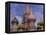 Onions of St. Basil's Cathedral, Red Square, Moscow, Russia-Bill Bachmann-Framed Premier Image Canvas