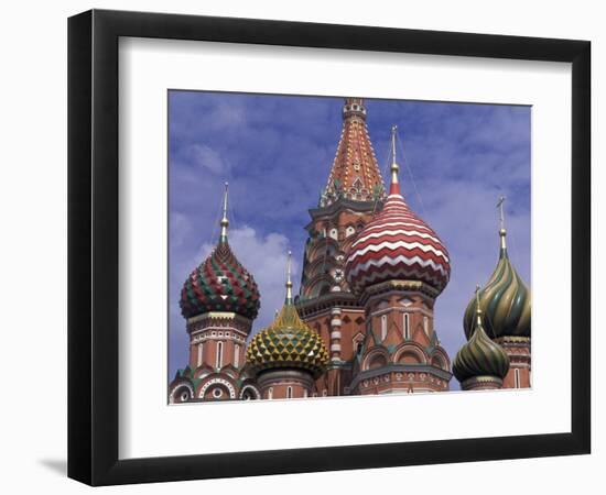 Onions of St. Basil's Cathedral, Red Square, Moscow, Russia-Bill Bachmann-Framed Photographic Print