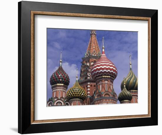 Onions of St. Basil's Cathedral, Red Square, Moscow, Russia-Bill Bachmann-Framed Photographic Print