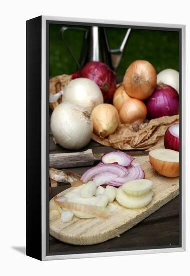 Onions-null-Framed Premier Image Canvas