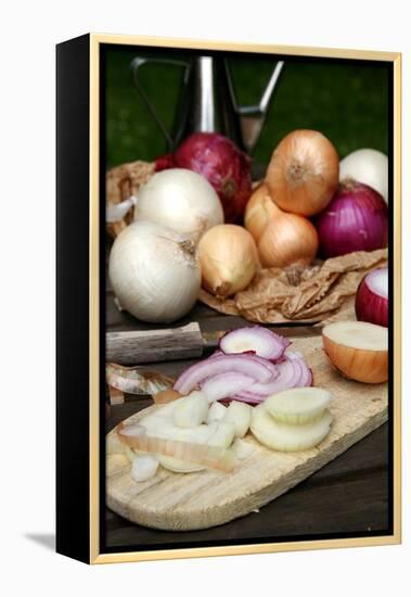 Onions-null-Framed Premier Image Canvas