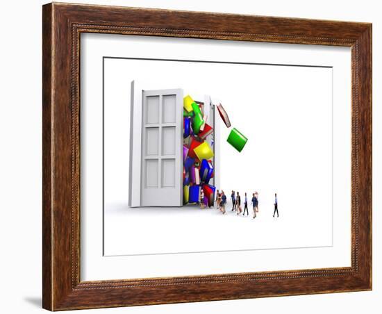 Online Information-Christian Darkin-Framed Photographic Print