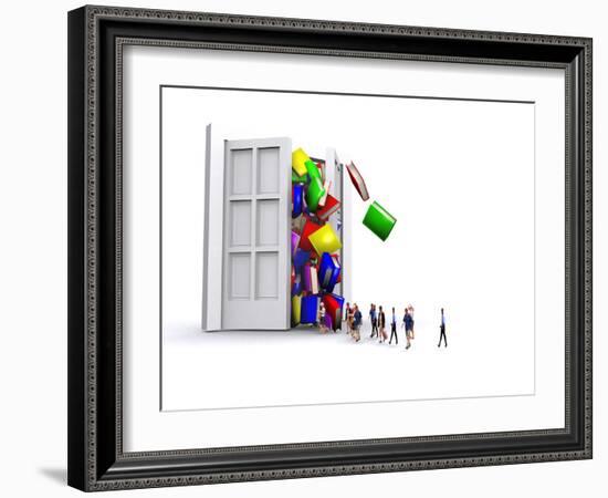 Online Information-Christian Darkin-Framed Photographic Print